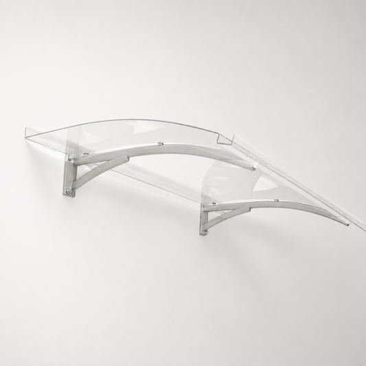 Crystal 150 – Auvent transparent premium 150 × 90 cm