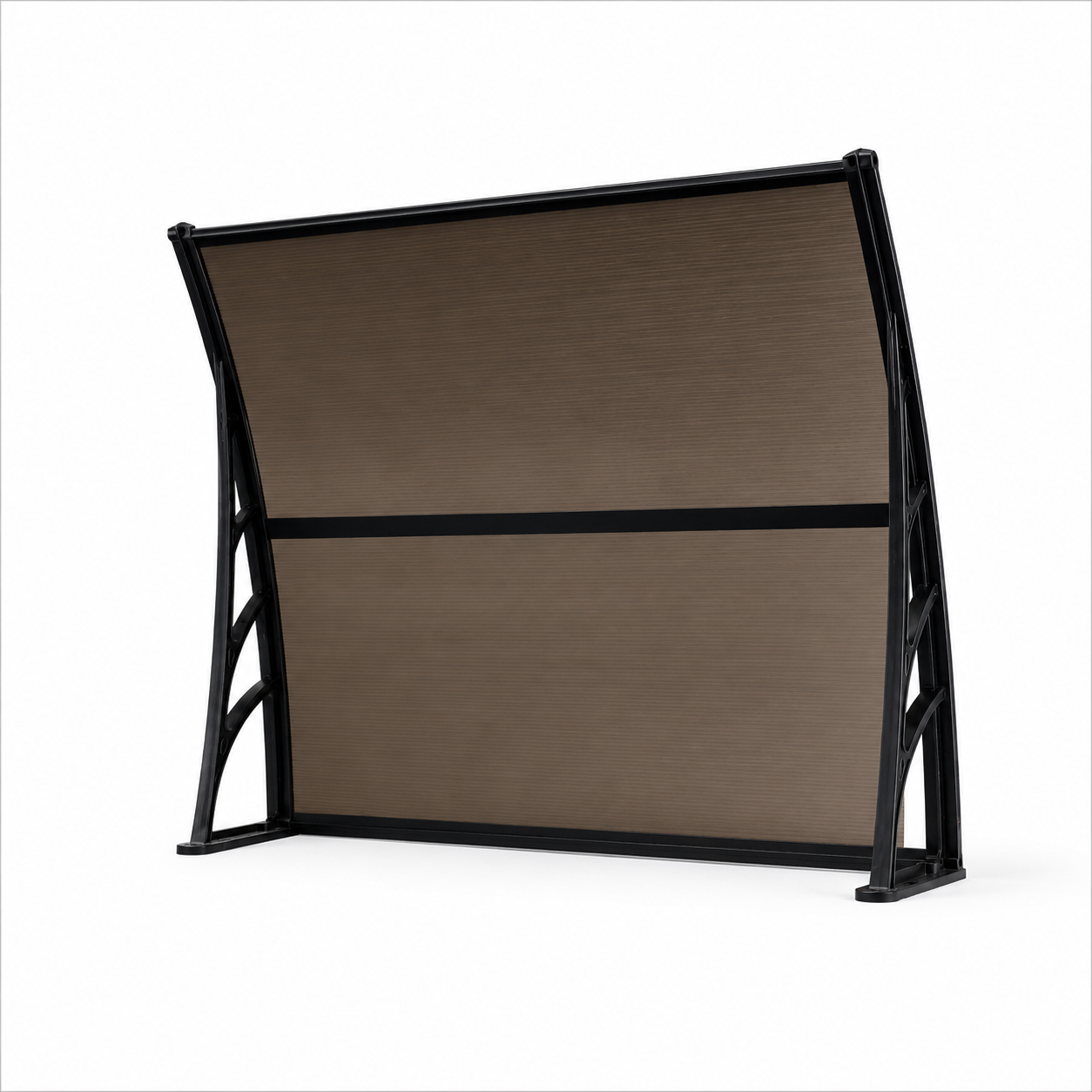 Safa 150 Bronze – Auvent fumé élégant 150 × 75 cm