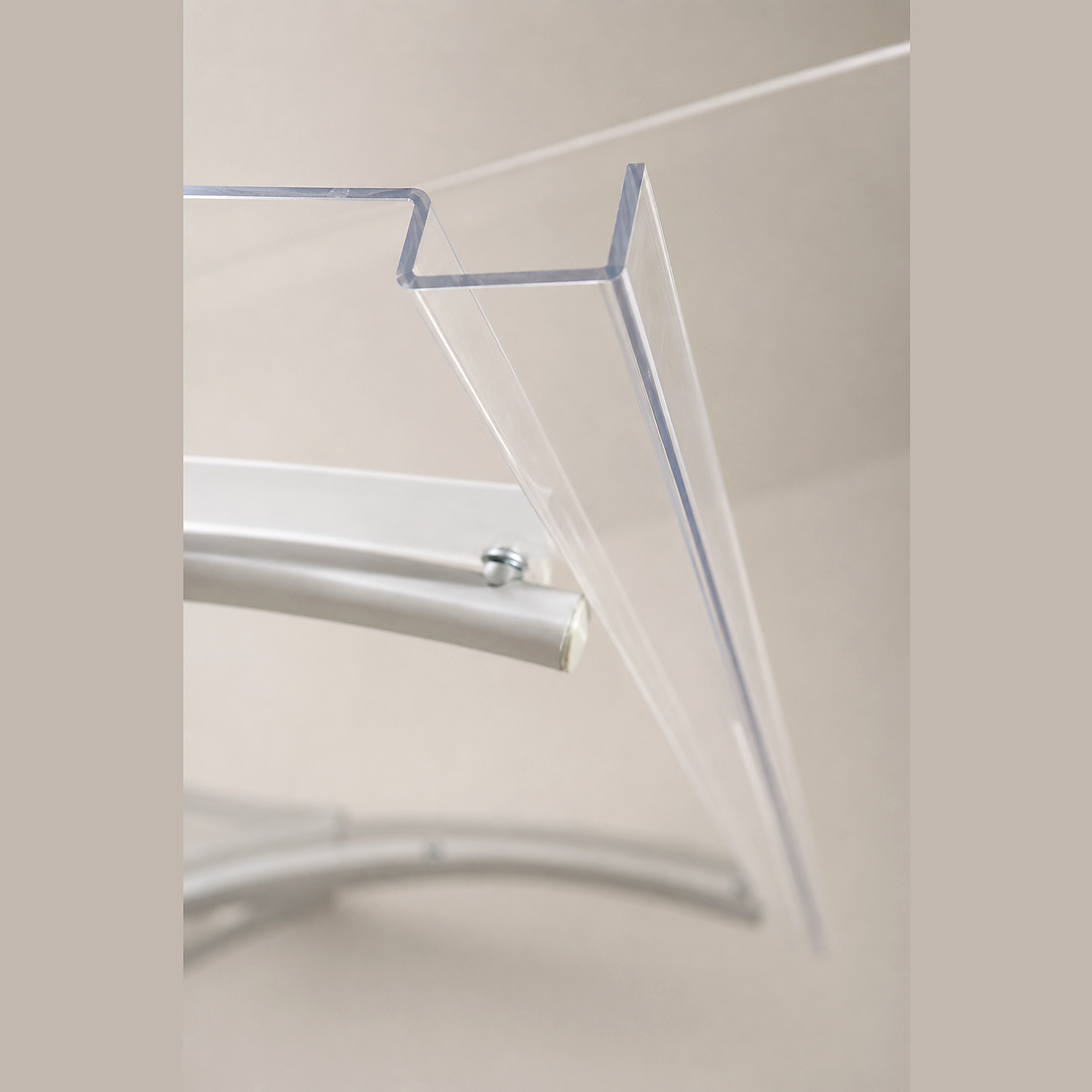 Crystal 150 – Auvent transparent premium 150 × 90 cm